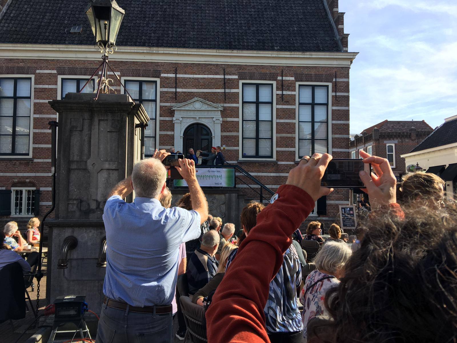 Opening duurzaamheidsdag IJsselstein op het bordes
